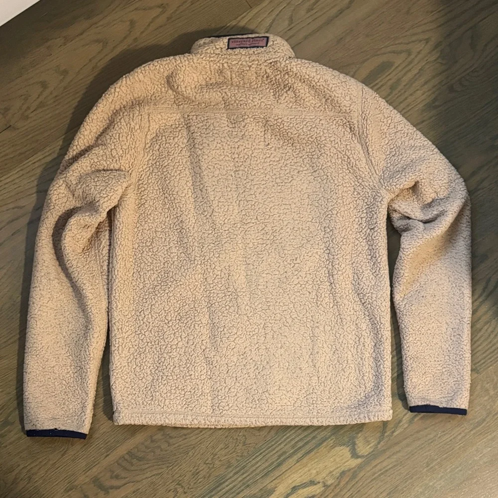 Vineyard Vines Cream and Navy Kids Jacket - Picture 6 of 6